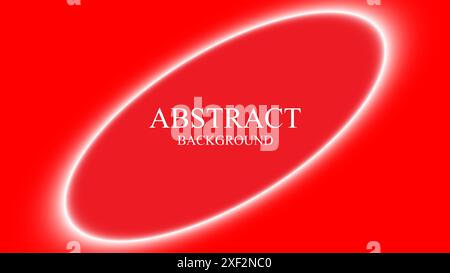 abstract background circle white gradient with red background Stock Vector