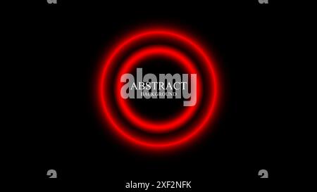 abstract background circle red glow gradient vector illustration Stock Vector