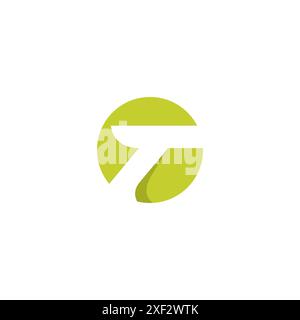 Letter T Icon vector. T Initial Logo Design Stock Vector