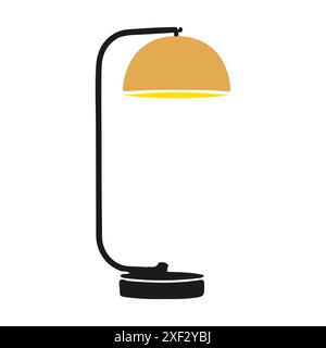 Table lamp. illustration of a table lamp. Stock Vector