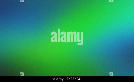 Retroinspired design with highquality grainy texture overlay on a smooth green to blue gradient Stock Photo