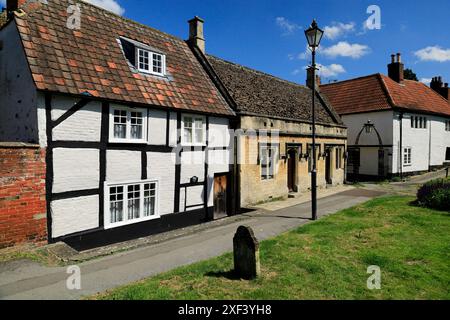 1 and 2, St John's Churchyard and Tower Lee, St John the Baptist church yard, Devizes, Wiltshire. Stock Photo