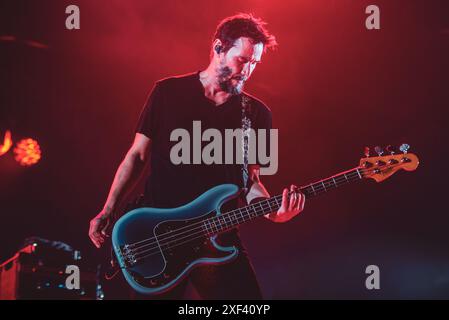 June 30, 2024 - Italy, Dogstar, and Keanu Reeves in concert at OGR in Turin ph di Luca Moschini Stock Photo