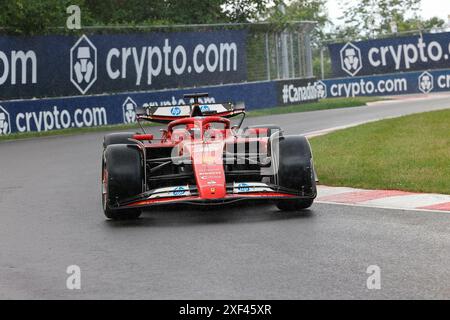 Montreal, Kanada. 09th June, 2024. 09.06.2024, Circuit Gilles-Villeneuve, Montreal, FORMULA 1 AWS GRAND PRIX DU CANADA 2024, in the picture Charles Leclerc (MCO), Scuderia Ferrari HP/dpa/Alamy Live News Stock Photo