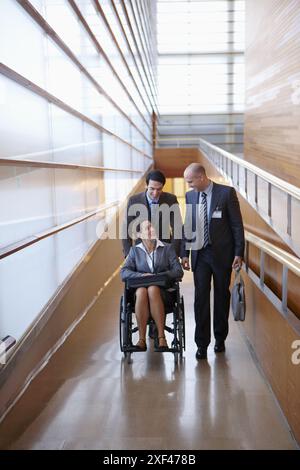 Disabled access ramp, conventioneers, convention center, Kursaal Center ...