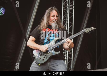 The american band Mr. Bungle performed at Danisch Copenhell festival 2024. Credit: Andrea Pinna Stock Photo