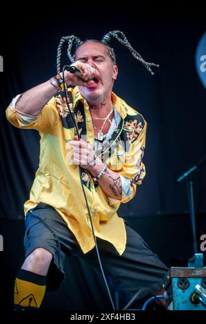 The american band Mr. Bungle performed at Danisch Copenhell festival 2024. Credit: Andrea Pinna Stock Photo