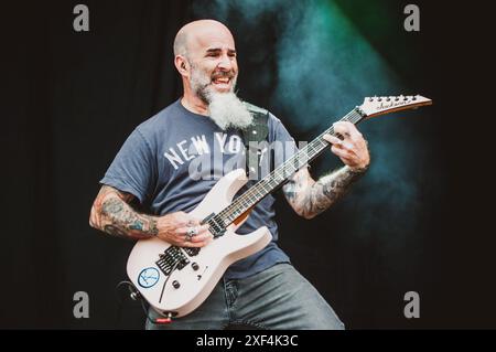 The american band Mr. Bungle performed at Danisch Copenhell festival 2024. Credit: Andrea Pinna Stock Photo