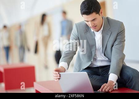 Business, Donostia, San Sebastian, Basque Country, Spain. Stock Photo