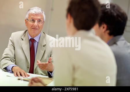 Interview, Coaching, Selling, Business, Donostia, San Sebastian, Basque Country, Spain. Stock Photo