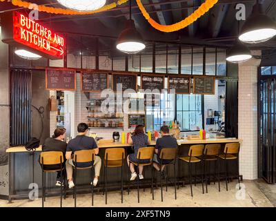 Ends Meat restaurant in Industry City in Sunset park Brooklyn NYC Stock Photo