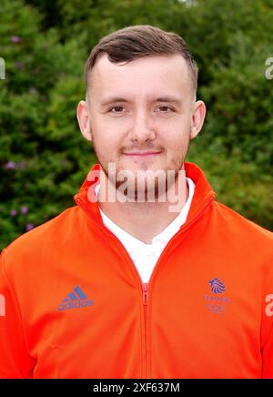 Alex Wise during a Team GB kitting out session for the Paris Olympics ...