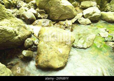 Makhuntseti waterfall Batumi City  in south western Georgia Country June 2024 for background Stock Photo