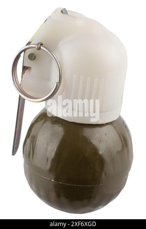hand grenade RGN isolated on white background Stock Photo - Alamy
