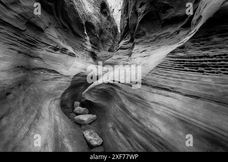 Utah, Emery County. Little Wildhorse Canyon Stock Photo