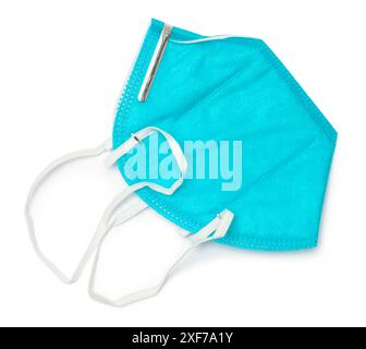N95 Mask Top View Cut Out on White Stock Photo - Alamy