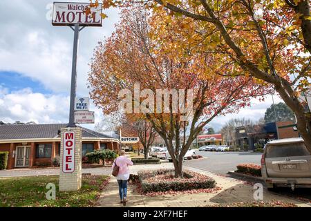 Walcha town centre in the New England region of New South Wales, model ...