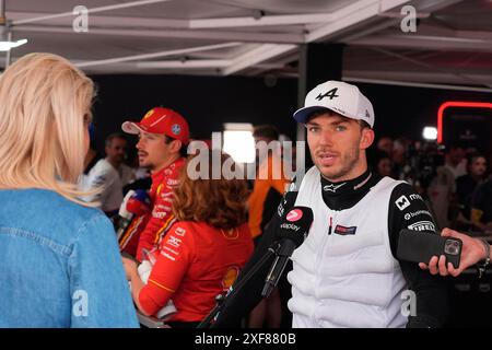 30.06.2024, Red Bull Ring, Spielberg, Formula 1 Austrian Grand Prix 2024, pictured Pierre Gasly (FRA), Alpine F1 Team Stock Photo