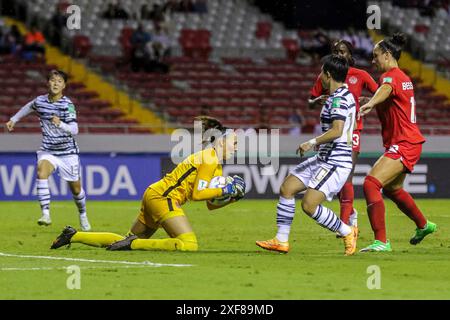 Goalkeeper Anna Karpenko of Canada during the FIFA U-20 Women's World Cup Costa Rica match Canada v Korea on August 10, 2022 Stock Photo