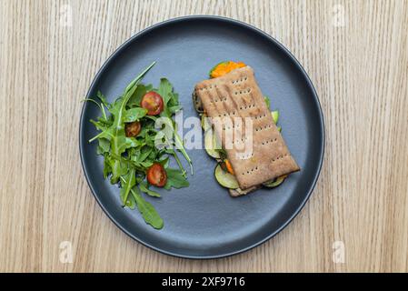 You can use baguette, ciabatta, focaccia, or any other sturdy bread that will hold the filling without getting soggy 2 Stock Photo