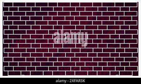 Brick Office wall  Pattern Seamless Design Wallpaper Design Art Printable Stock Vector