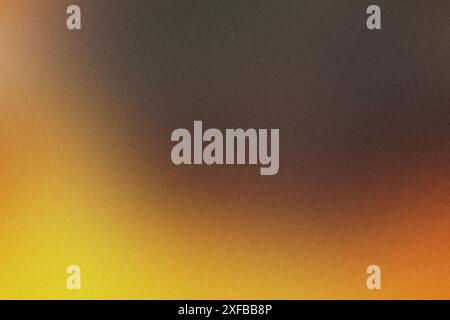 Yellow and brown gradient background with subtle grain texture, ideal for social media or any creative project Stock Photo