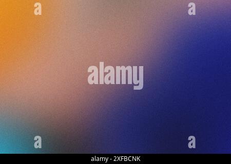 Abstract colorful gradient background with grain texture effect Stock Photo