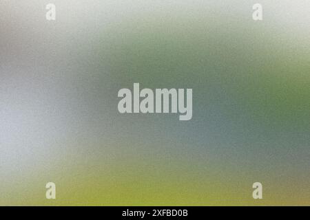 Abstract gradient background fading from green to grey with grain texture Stock Photo