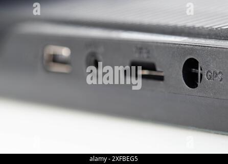 electrical inputs and outputs in the rear view mirror, memory card ...