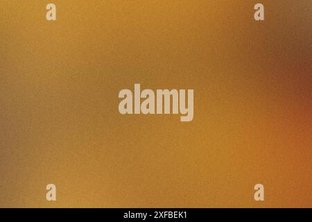 Soft glowing light effect and grainy abstract texture on a gold gradient background for design Stock Photo