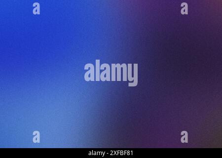 Abstract background featuring a blue and purple gradient with a subtle grainy texture Stock Photo