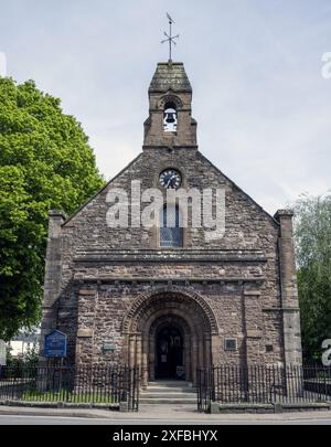 Parish Church of Saint Thomas the Martyr - Overmonnow - St Thomas Square, Monmouth, South Wales, Wales, UK Stock Photo