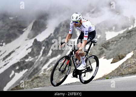 French Pavel Sivakov of UAE Team Emirates, German Georg Zimmerman of ...