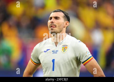 Romania goalkeeper Florin Nita dejected following the UEFA Euro 2024, round of 16 match at the Munich Football Arena in Munich, Germany. Picture date: Tuesday July 2, 2024. Stock Photo