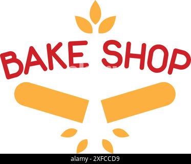 Template Logo Creative Initial Biscuit, crunch, crispy, snack shape concept. Creative Template with color pallet, visual branding, business card Stock Vector