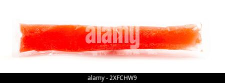 Frozen Ice Pop Popsicle Isolated on a White Background Stock Photo