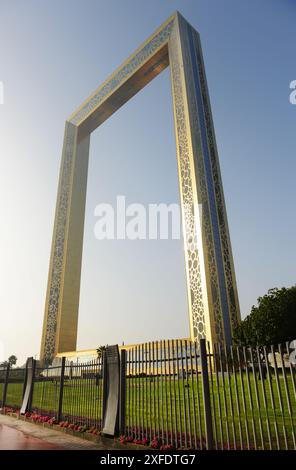 The iconic Dubai Frame building in Dubai, UAE. Stock Photo