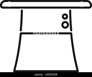 Modern wall mounted mailbox being used for correspondence Stock Vector