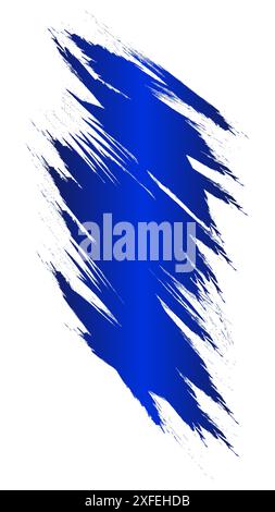 grunge texture cracked blue color  with white background Stock Vector