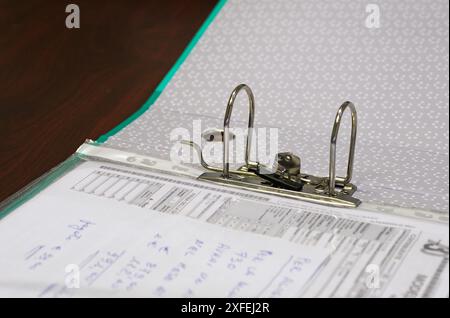 open ring binder Stock Photo