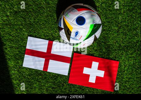 DORTMUND, GERMANY, 2 JULY 2024: England vs Switzerland Quarter final of ...