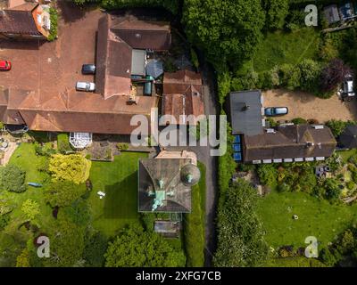 Water Tower at the Former Warnham Lodge, A Grade II Listed Building in Warnham, Horsham, West Sussex England Stock Photo