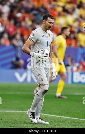 Munich, Germany. 2nd July, 2024. Florin Nita (ROU) Football/Soccer : 'UEFA European Championship Germany 2024' Round of 16 match between Romania 0-3 Netherlands at the Munich Football Arena in Munich, Germany . Credit: Mutsu Kawamori/AFLO/Alamy Live News Stock Photo