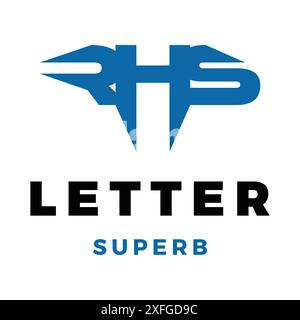 RHS logo. RHS letter. RHS letter logo design. Initials RHS logo linked ...