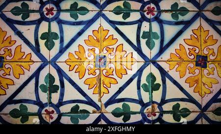 An example of tiles in north of Portugal Stock Photo