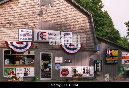 Monson, Maine, U.s.a., Approx. 1996. Stained Glass Windows Of The 