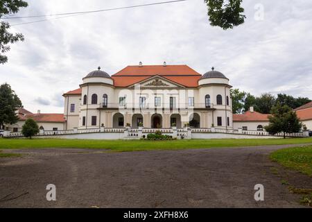 Front Look at The Zemplin Museum in Michalovce (Slovak: Zemplinske muzeum v Michalovciach) Stock Photo