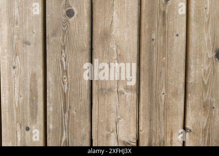 Close-Up of Weathered Wooden Planks Stock Photo