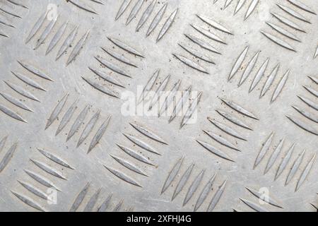 Close-up of Textured Metal Surface Stock Photo