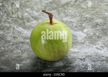 Tropical sweet juicy fruit Sapote Star apple Stock Photo